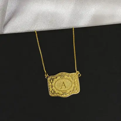 CHOKER FIVELA INCIAL VENEZIANA DOURADO